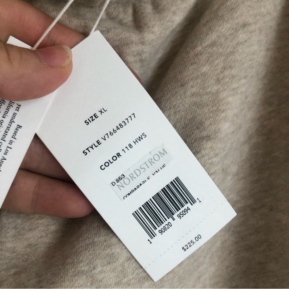 Vince size XL Crop Pull On Cotton Blend Pants in White Sand - Picture 8 of 12